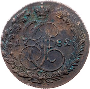 Russia, 5 Kopecks 1782, КМ