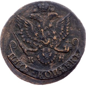Russia, 5 Kopecks 1784, KM