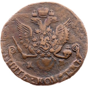 Russia, 5 Kopecks 1786, КМ