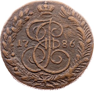 Russia, 5 Kopecks 1786, КМ