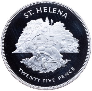 Saint Helena, 25 Pence 1977, Llantrisant