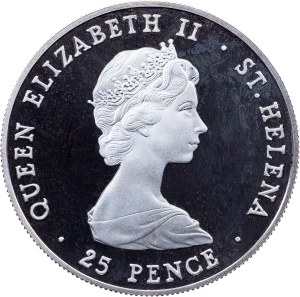 Saint Helena, 25 Pence 1980, Llantrisant