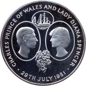 Saint Helena, 25 Pence 1981, Llantrisant
