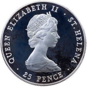 Saint Helena, 25 Pence 1981, Llantrisant