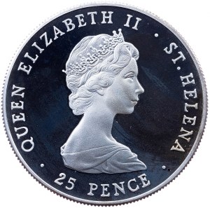 Saint Helena, 25 Pence 1981, Llantrisant