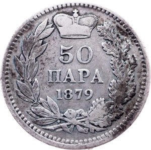 Serbia, 50 Para 1879