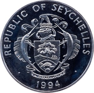Seychelles, 25 Rupees 1994, Pobjoy
