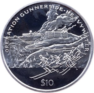 Sierra Leone, 10 Dollars 2005, Pobjoy