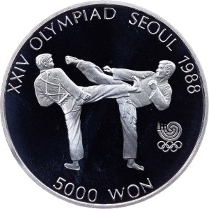 South Korea, 5000 Won 1988
