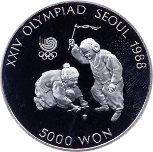 South Korea, 5000 Won 1988