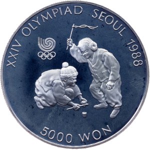 South Korea, 5000 Won 1988