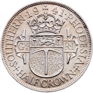 Southern Rhodesia, 1/2 Crown 1941, London