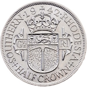 Southern Rhodesia, 1/2 Crown 1942, London