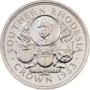 Southern Rhodesia, 1 Crown 1953, London