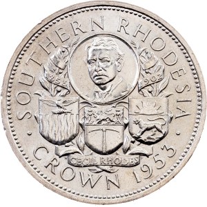 Southern Rhodesia, 1 Crown 1953, London