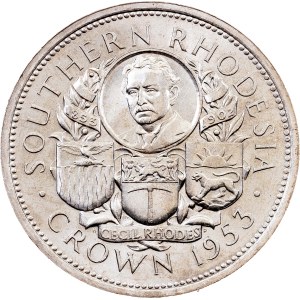 Southern Rhodesia, 1 Crown 1953, London