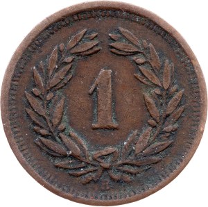 Switzerland, 1 Rappen 1906, Bern