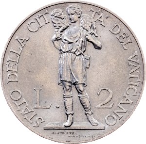 Vatican City, 2 Lire 1937