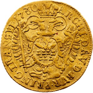 Charles VI., 1 Dukat 1730, Karlsburg
