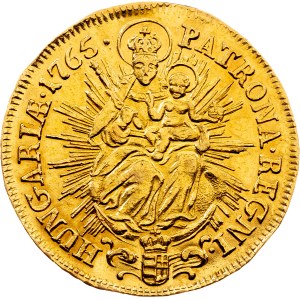 Maria Theresia, 2 Dukats 1765, KB, Kremnitz