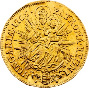 Maria Theresia, 2 Dukats 1765, KB, Kremnitz