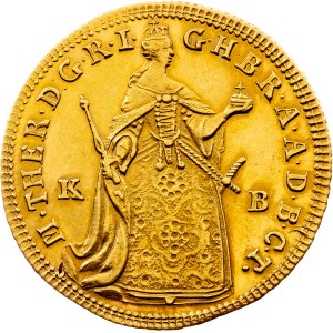 Maria Theresia, 1 Dukat 1765, KB, Kremnitz