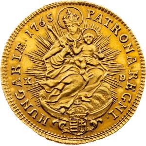 Maria Theresia, 1 Dukat 1765, KB, Kremnitz