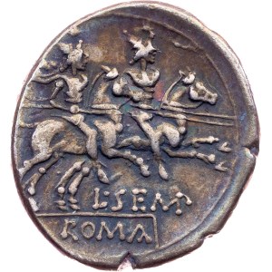 L. Sempronius Pitio, Denarius 148 BC, Rome
