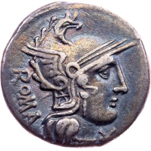 C. Caecilius Metellus Capravius, Denarius 125 BC, Rome