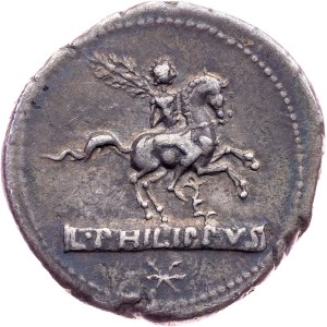 L. Philippus, Denarius 113-112 BC, Rome