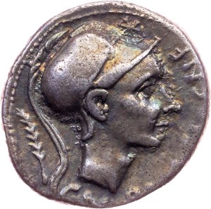 Cn. Blasio , Denarius 112-111 BC, Rome