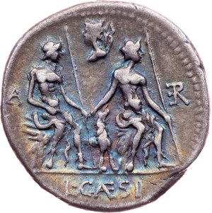 Lucius Caesius, Denarius 112-111 BC, Rome