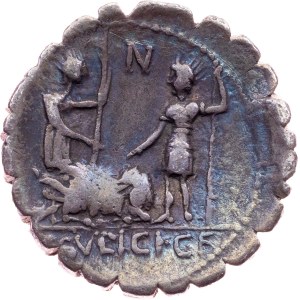 C. Sulpicia C.f.. Galba, Denarius 106 BC, Rome
