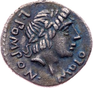 L. Pomponius Molo, Denarius 97 BC, Rome