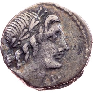A. Albinus, Denarius 96 BC, Rome