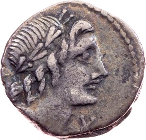 A. Albinus, Denarius 96 BC, Rome