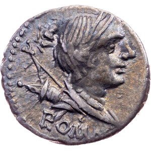 A. Albinus Sp.f., Denarius 96 BC, Rome