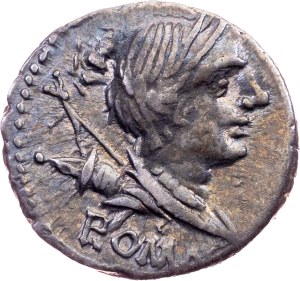 A. Albinus Sp.f., Denarius 96 BC, Rome