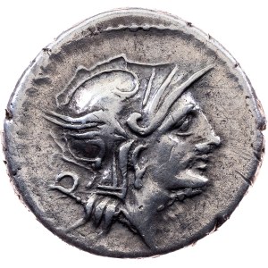 D. Silanus L.f., Denarius 91 BC, Rome