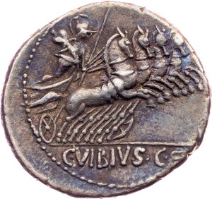 C. Vibius C.f.Pansa, Denarius 90 BC, Rome