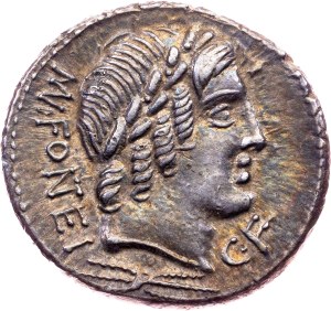 Mn. Fonteius, Denarius 85 BC, Rome