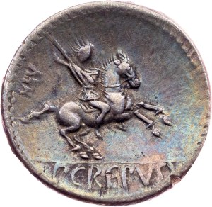 Pub. Crepusius, Denarius 82 BC, Rome