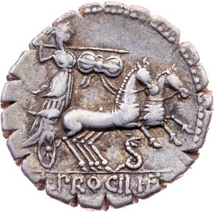 L. Procilius, Denarius 80 BC, Rome
