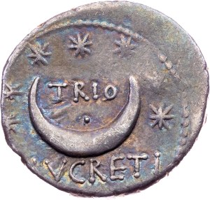 L. Lucretius Trio, Denarius 76 BC, Rome