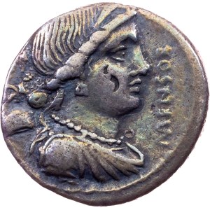 L. Farsuleius Mensor, Denarius 75 BC, Rome