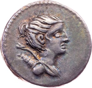 C. Postumius, Denarius 74 BC, Rome