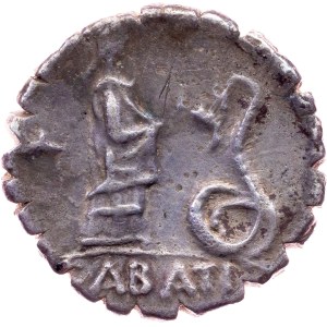 L. Roscius Fabatus, Denarius 64 BC, Rome