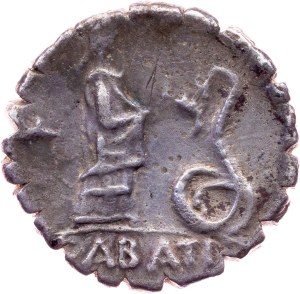 L. Roscius Fabatus, Denarius 64 BC, Rome