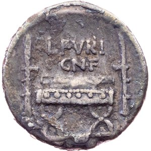 L. Furius Cn. f. Brocchus, Denarius 63 BC, Rome