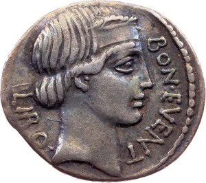 L. Scribonius Libo, Denarius 62 BC, Rome